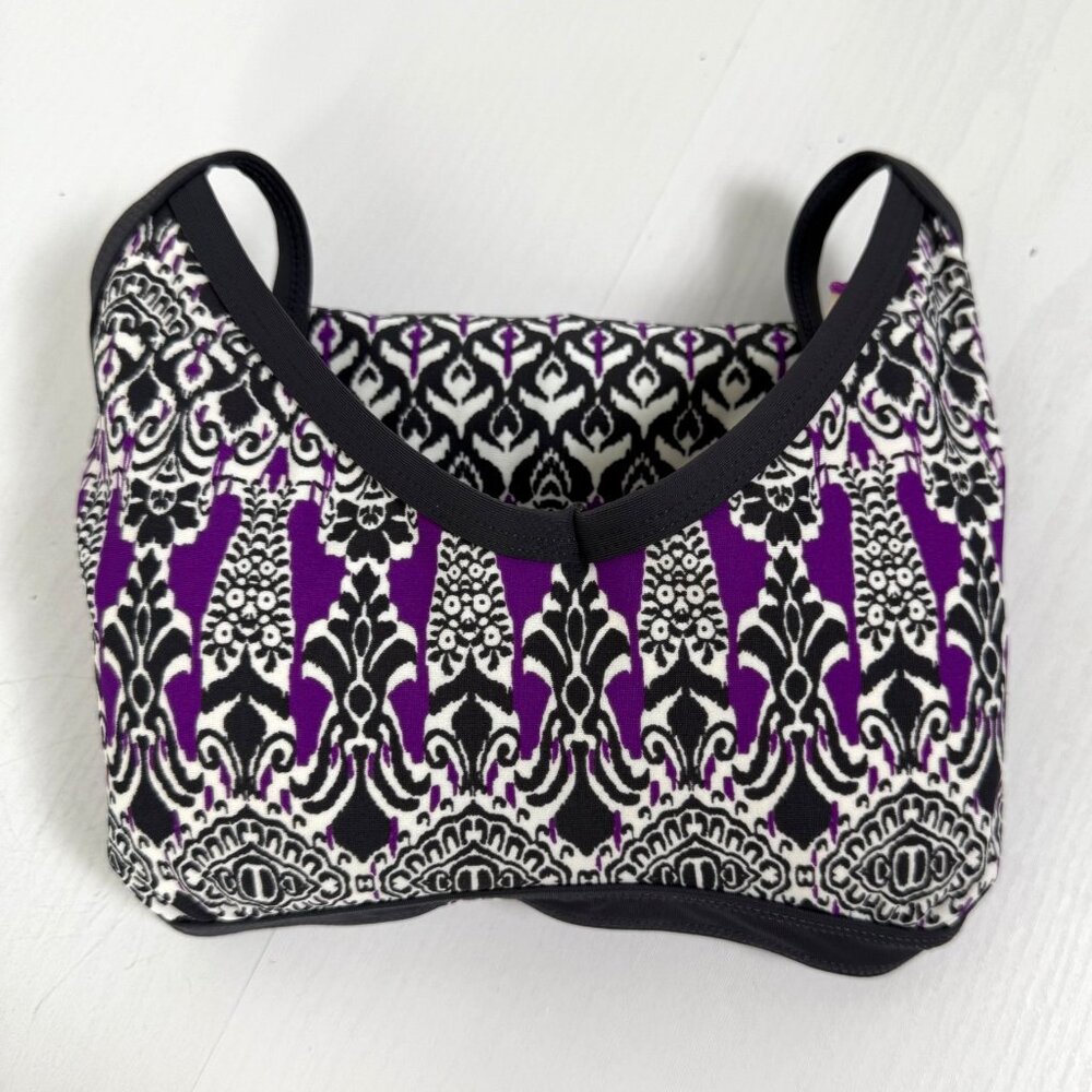 Athleta Shorebreak Swim Dress Womens Sz S Purple Bombay Racerback Activewear - Picture 2 of 11